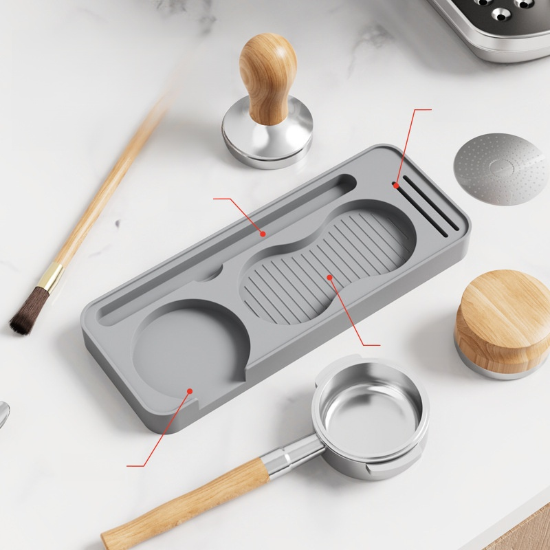 シリコンコーヒータンパーマット収納ボード コーヒー器具収納マット