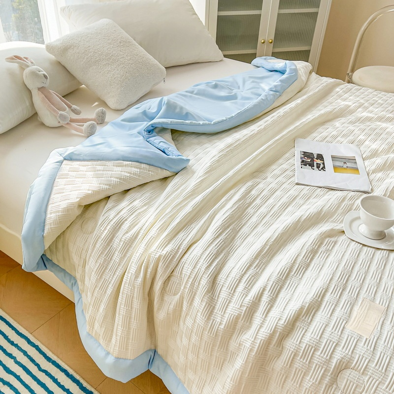 ผ้าห่มฤดูร้อนผ้าฝ้ายซักแล้ว