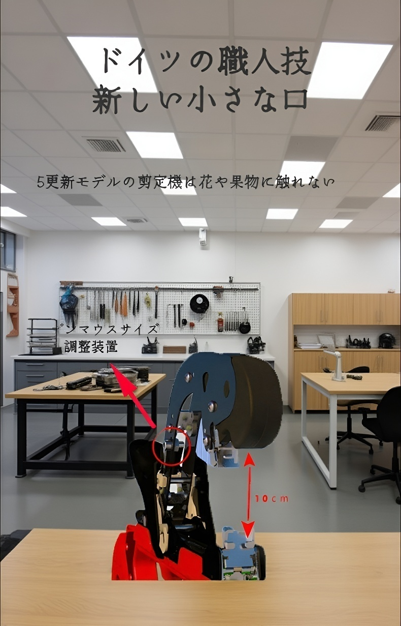 黄瓜結束機で作業している様子