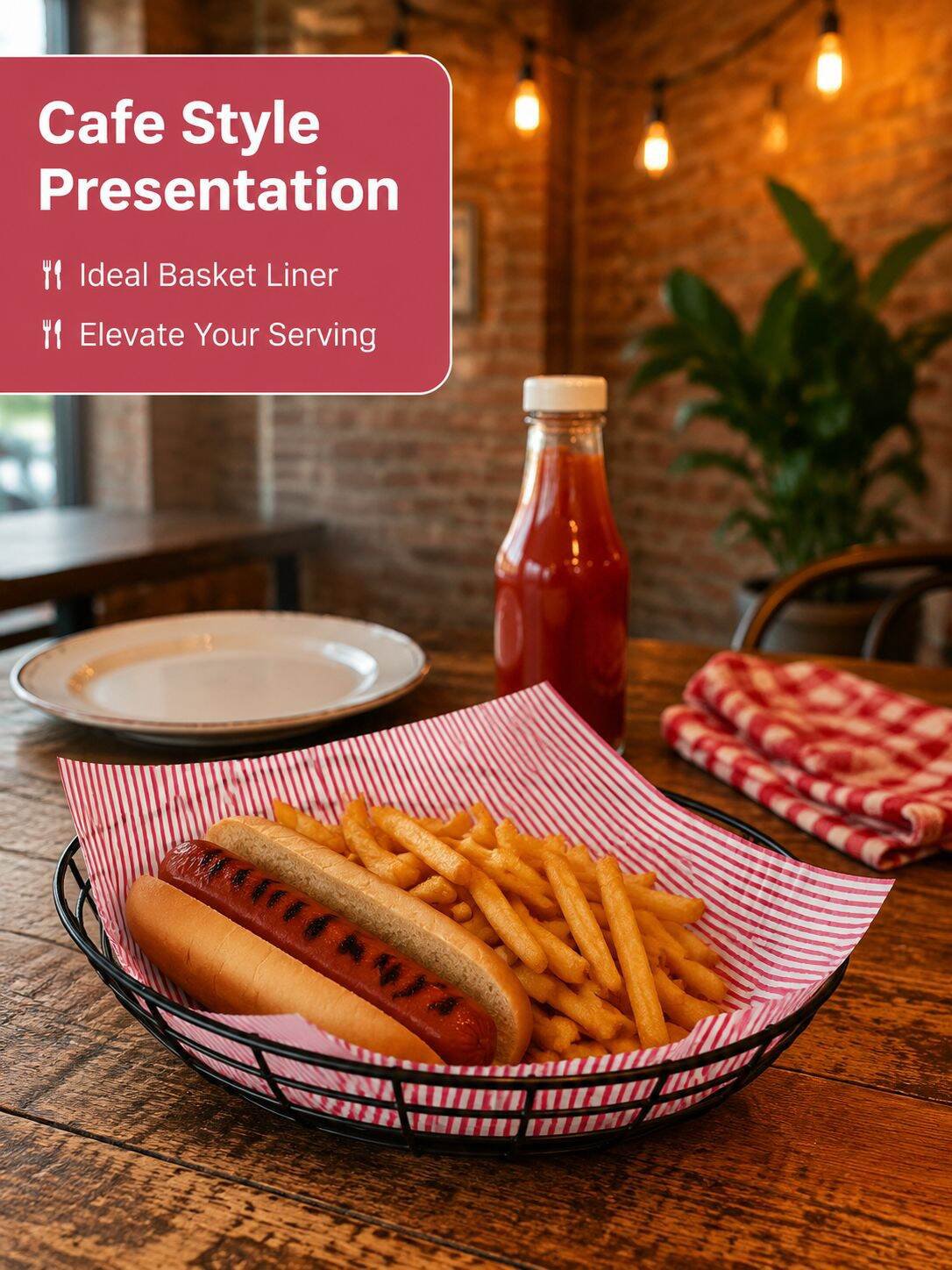 Greaseproof Food Grade Sandwich and Burger Wrapping Paper