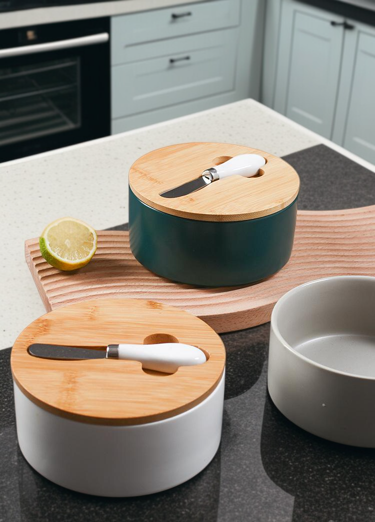 버터 보관용 북유럽 세라믹 박스