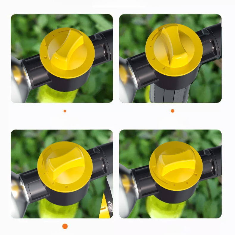 High-pressure water gun for watering flowers