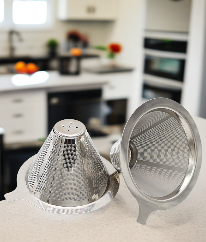 Eco-friendly coffee filter in a coffee machine