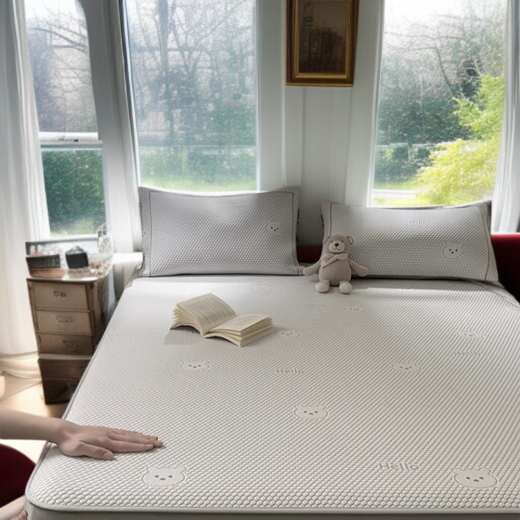 학생 기숙사 쿨링 매트 3종 세트 아이스 아이스 빈 돗자리 침대 삿갓 싱글 가공 쿨링 매트