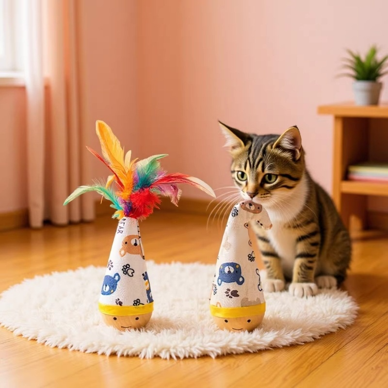 不倒翁貓咪玩具解悶神器