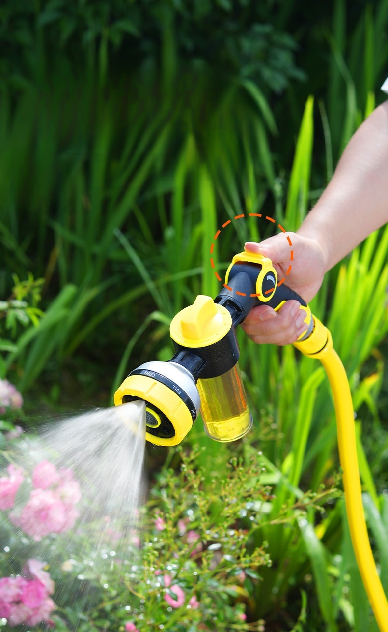 多機能高圧ウォーターガン 洗車・施肥・散水用