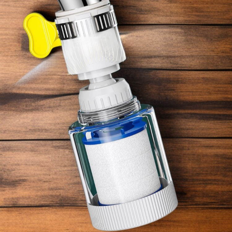 Easy install faucet extension filter for water saving