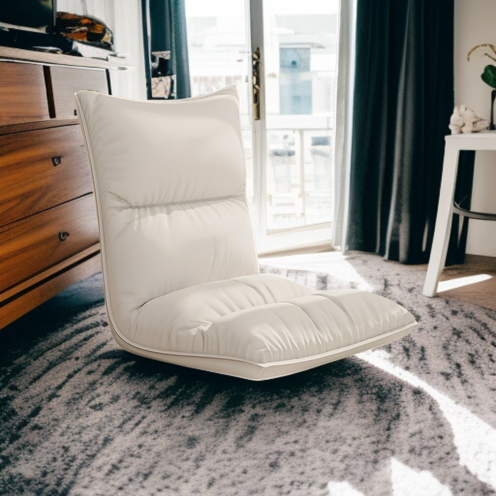 โซฟาเดี่ยวทำจากหนัง PU กันน้ำและกันคราบสกปรก