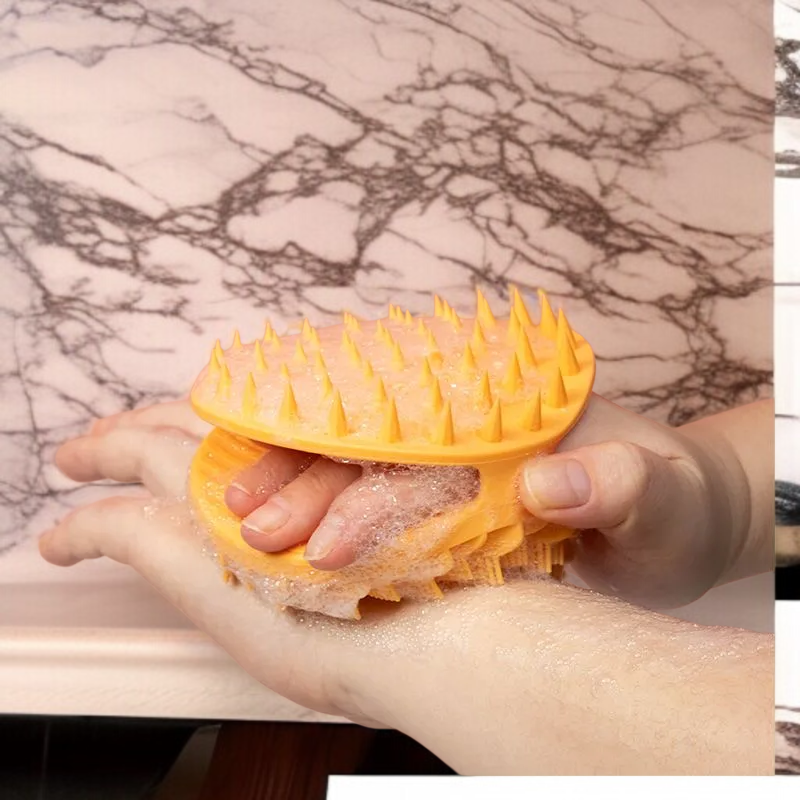 多用途シリコンシャワーブラシ・マッサージ両面タイプ