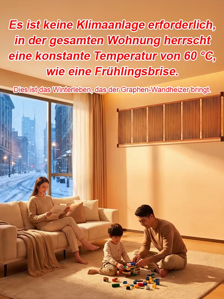 Wandheizung aus wabenförmigem Graphen-Ferninfrarot-Kohlenstoffkristall