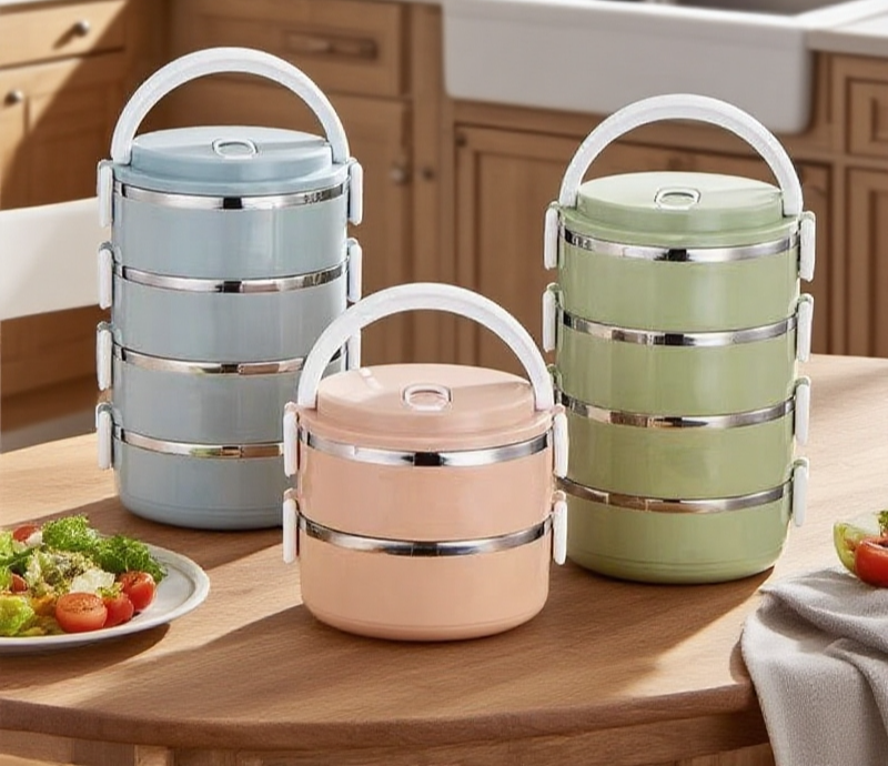 Praktische Bento Box mit mehreren Schichten