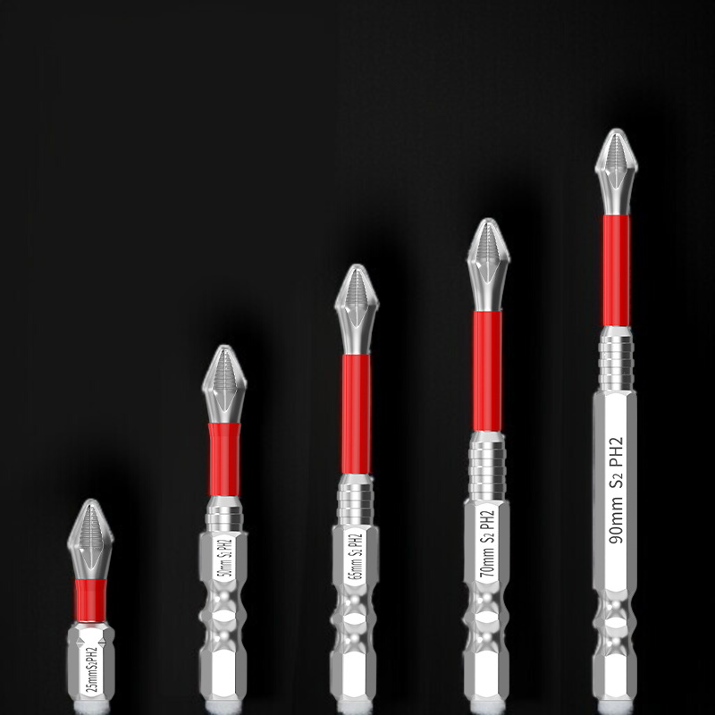 강자성 십자비트 공업용 핸드드릴 충격방지 강자성비트 핸드드릴 전용비트