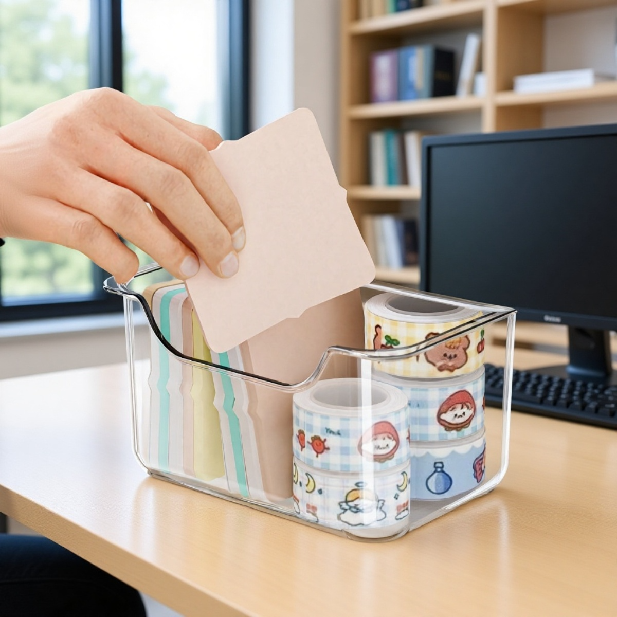 Nástěnná koupelnová police bez vrtání 