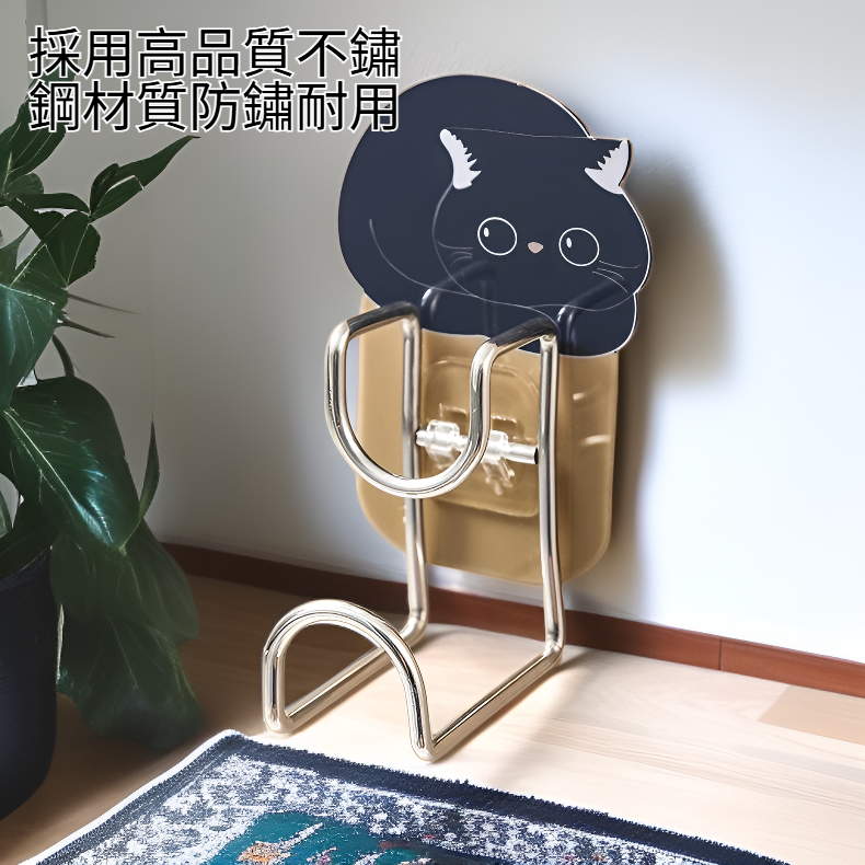 免打孔不鏽鋼浴室收納架壁掛臉盆架