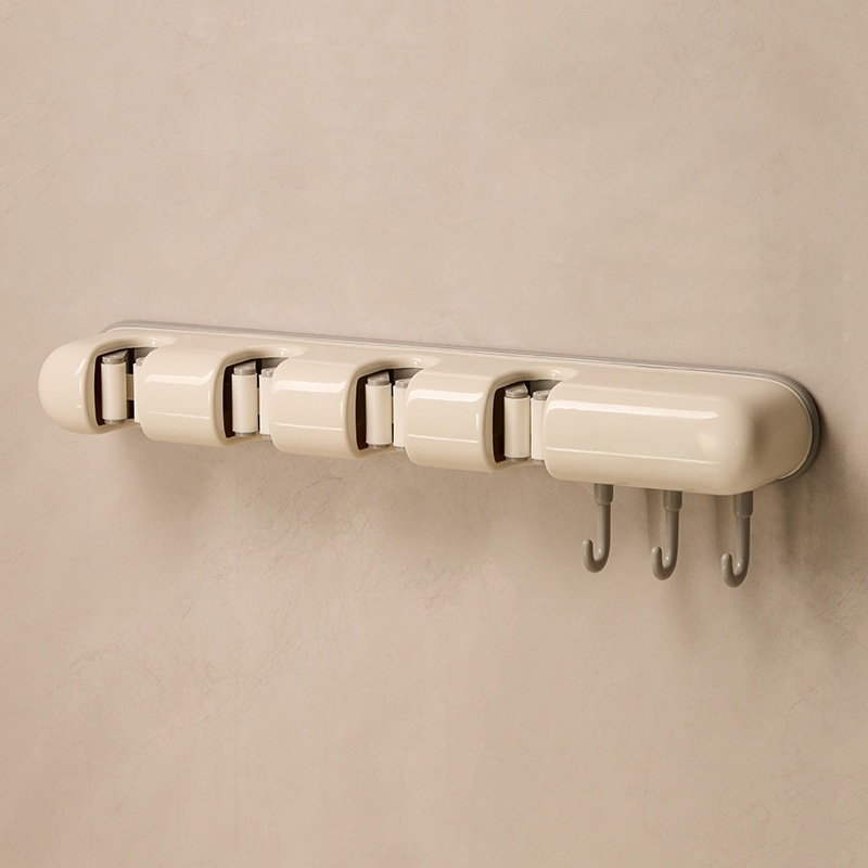 壁掛けモップホルダー