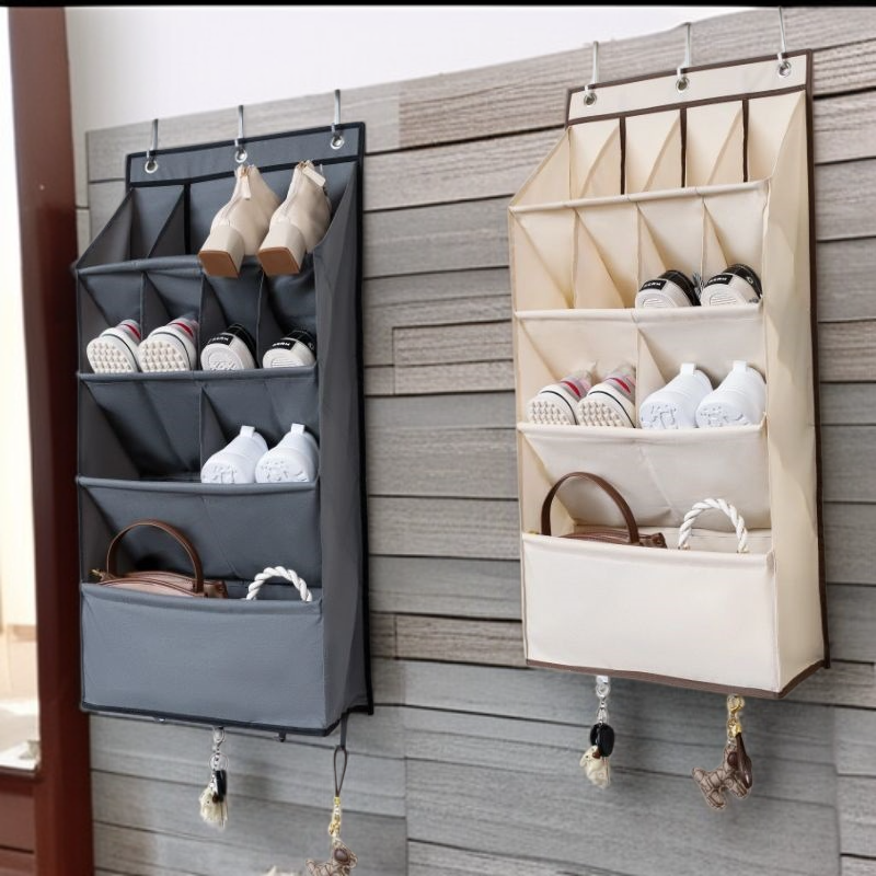 Multi-functional Over-the-Door Hanging Shoe Organizer