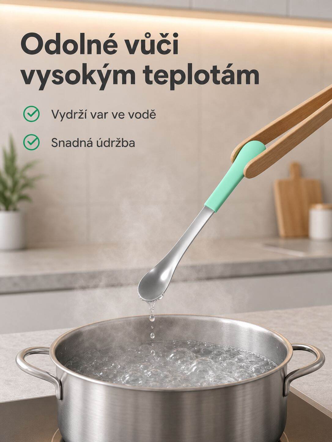 Odolná dětská lžička na pyré