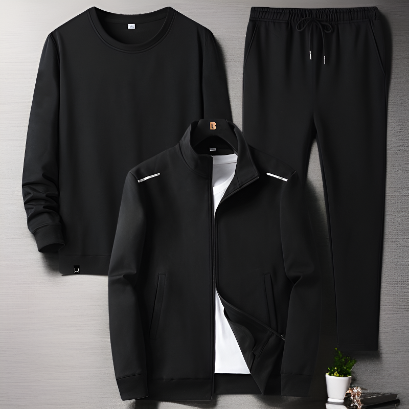 パパスタイルメンズビッグサイズルーズフィットトレーニングウェア三季コート