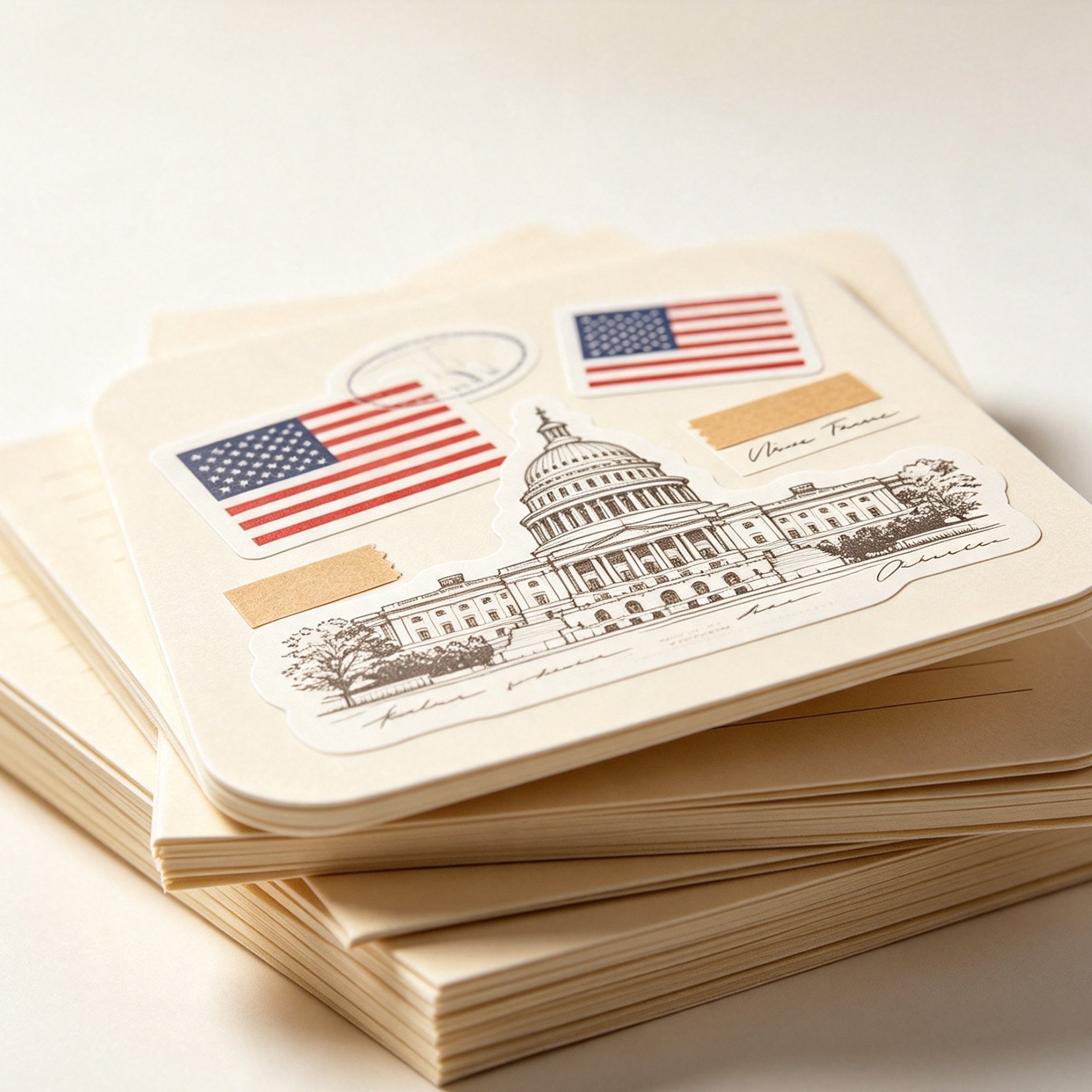 American Sticker Notebook