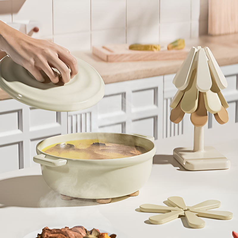 便攜式折疊矽膠隔熱墊