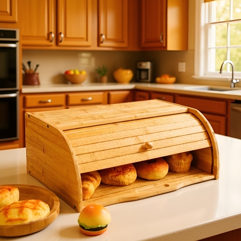 Bambus Lunchbox ideal für Schule und Büro