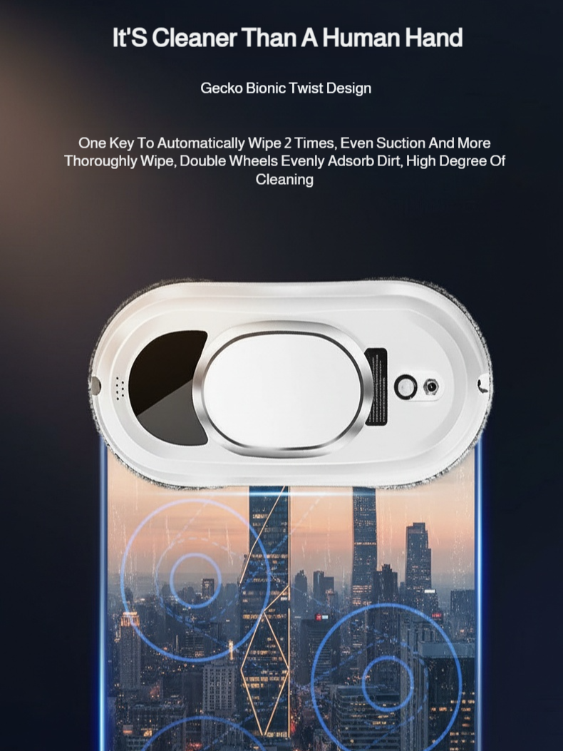 Automatic Window Cleaning Machine with Spray Function