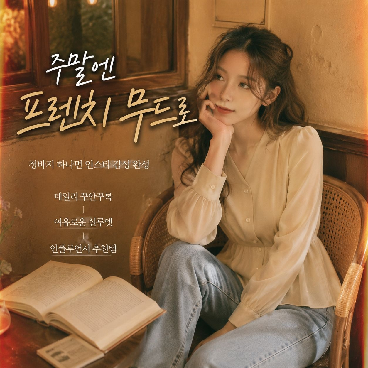 프렌치 슬림핏 쉬폰 블라우스 여성 