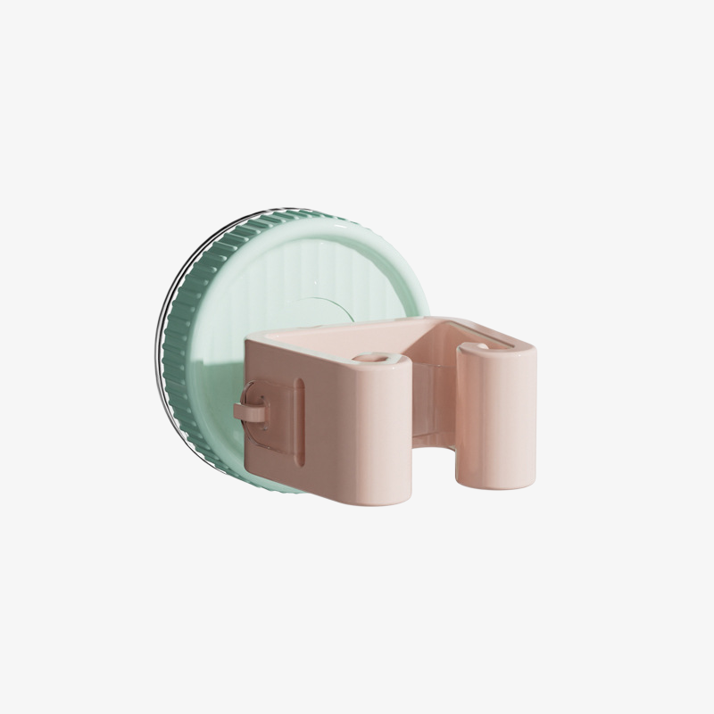 화장실 문 뒤 벽걸이 밀대걸이 편리한 빨판 펀치프리 벽걸이 벽수납 미끄럼방지 밀대걸이 벽수납선반