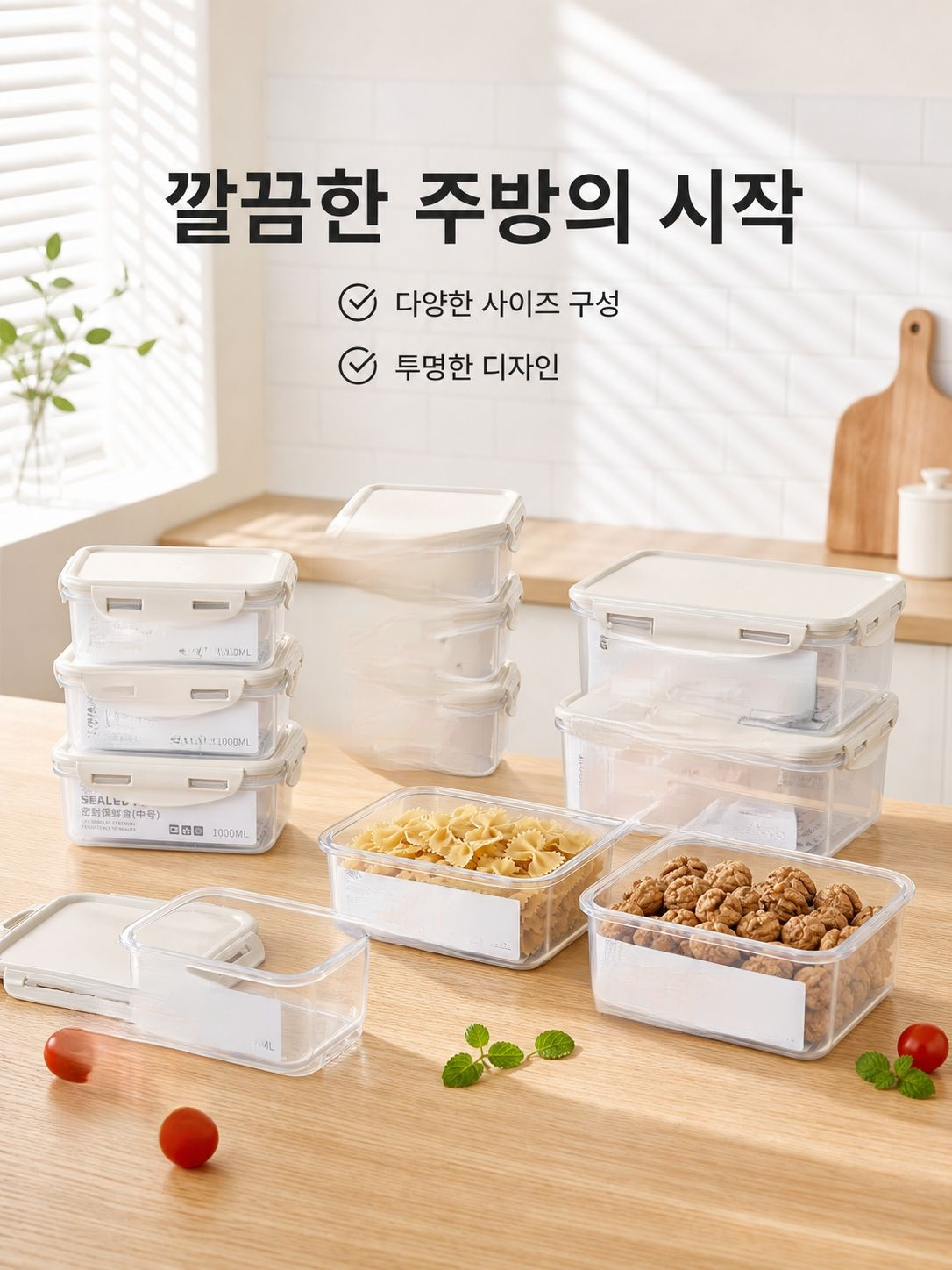 락앤락 향균 밀폐 정리용기 세트