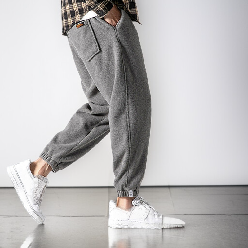 남자 플리스 밴딩 트레이닝 츄리닝 바지 빅사이즈