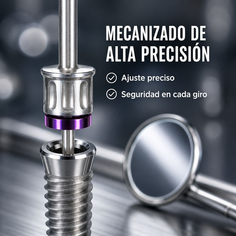 Destornillador especializado para reparación de implantes compatible con sistema ITI