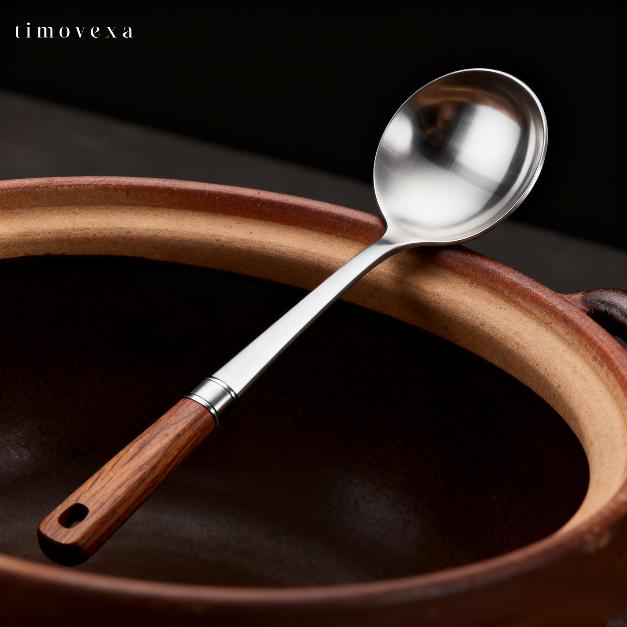 고급 스테인리스 국자 3개 세트 디테일