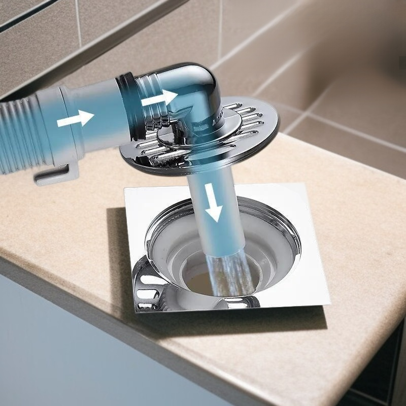 موصل تصريف أرضي مخصص لأنبوب تصريف الغسالة