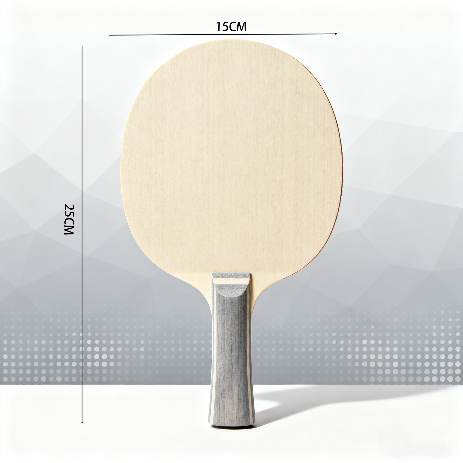 卓球ラケットのラバー面のディテール