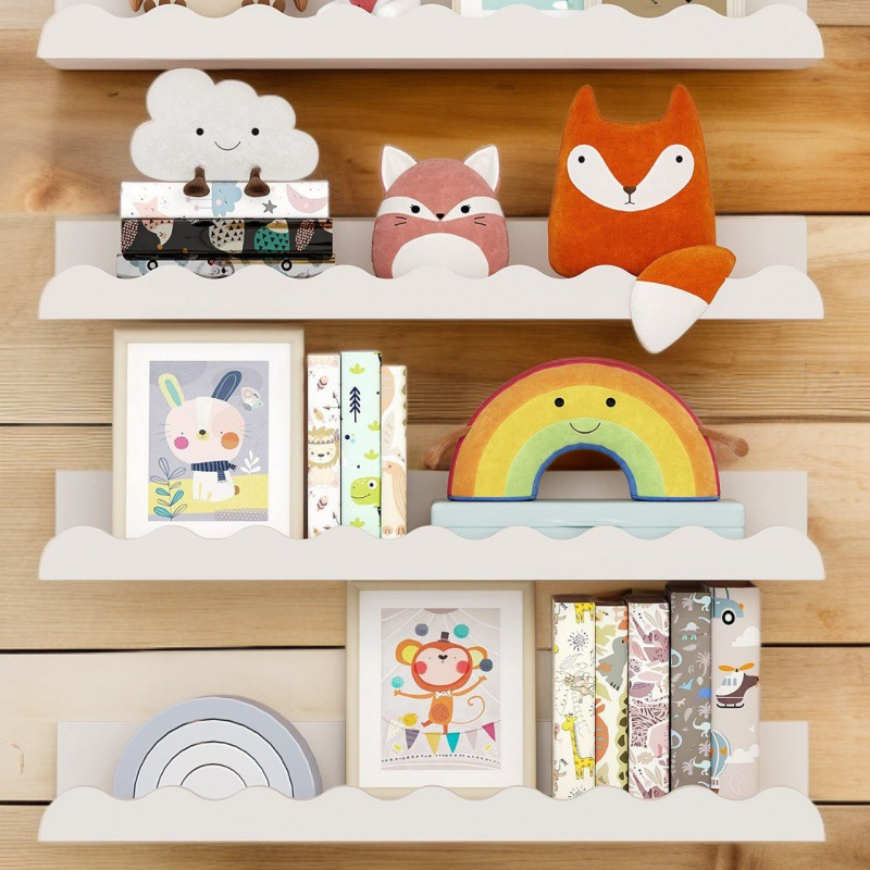 Massivholz Schlafzimmer Wandregal Wandaufbewahrung Regal