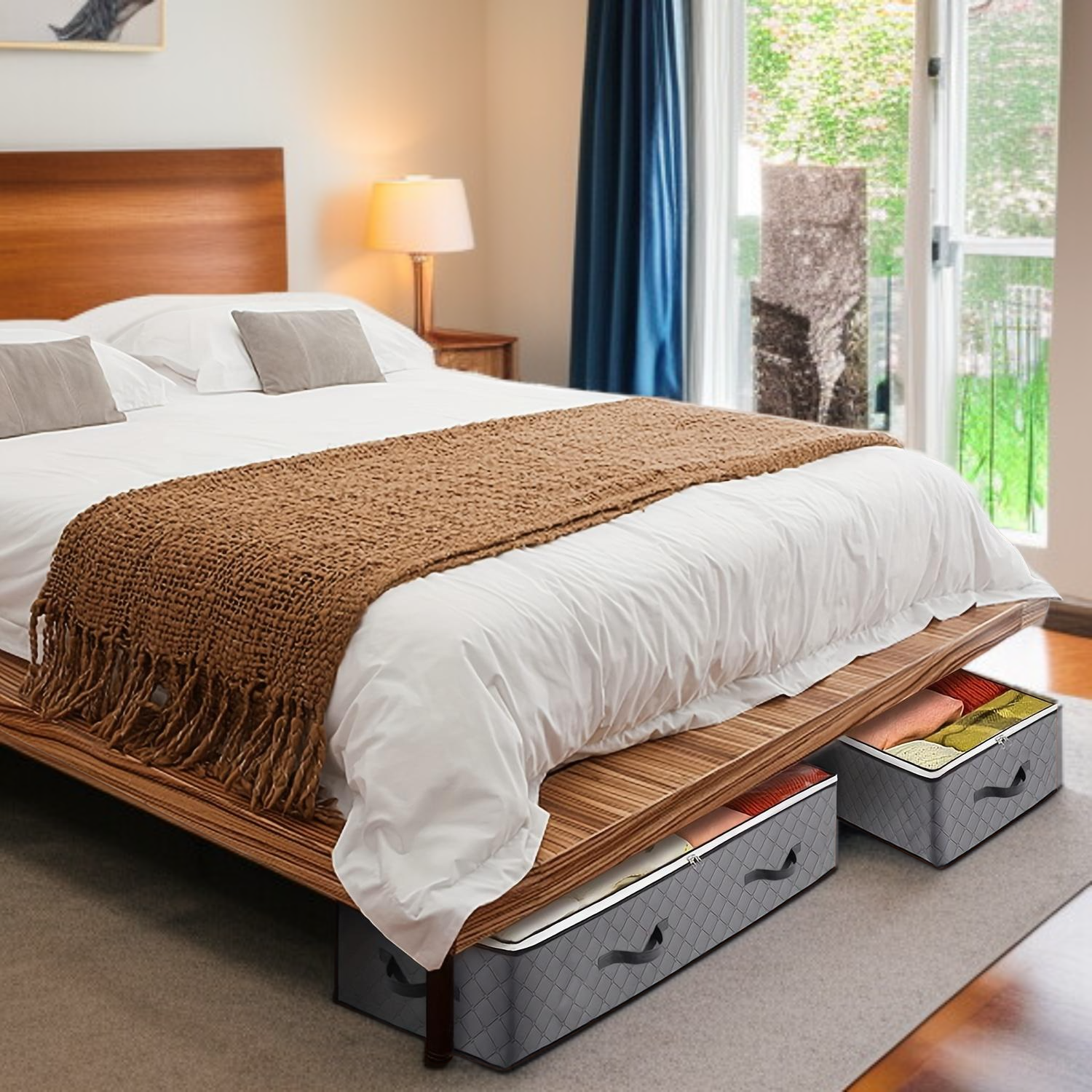 내구성 강한 옷 보관 퀼트 가방