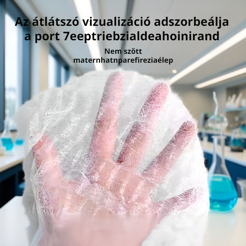 Egyszer használatos seprűporvédő padlószőr tisztító huzat