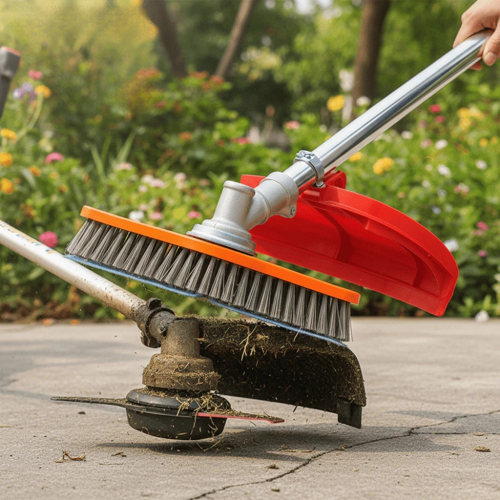 Hocheffiziente Reinigungsbürste für Rasenmäher