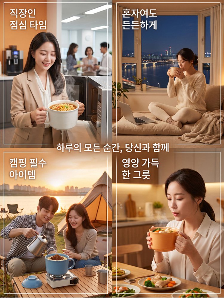 1200도 고온 소성 미세압력 도자기 찜컵 화이트