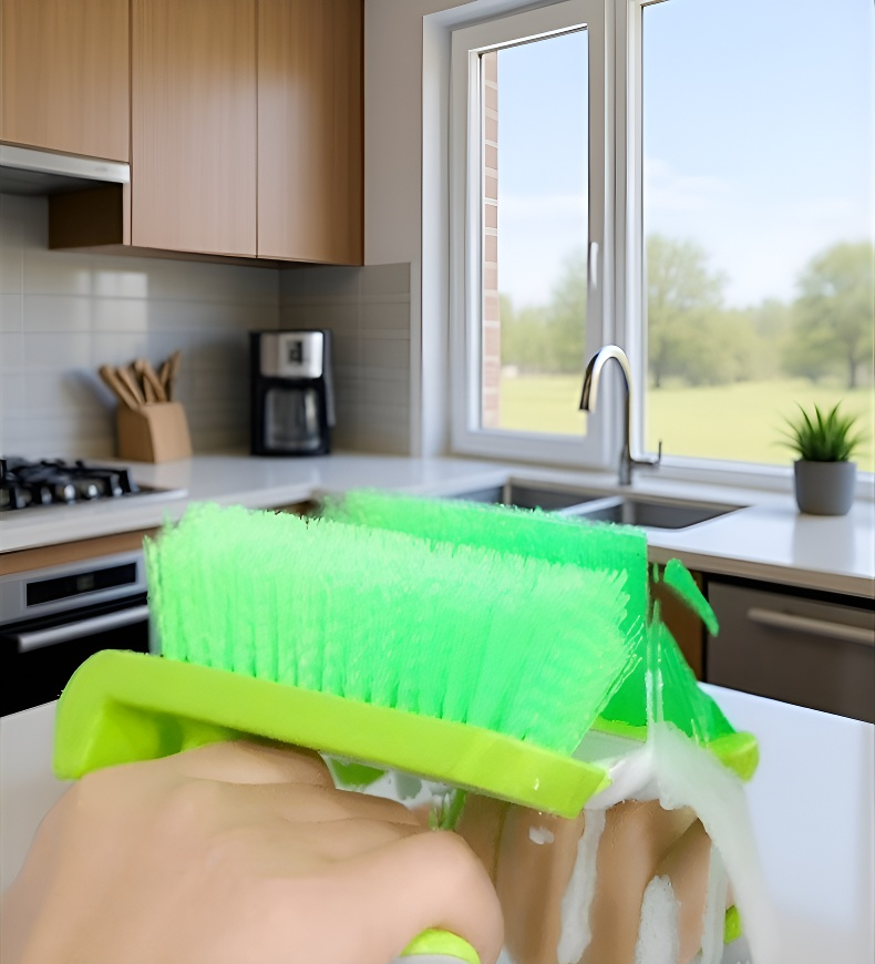 فرشاة تنظيف الشقوق تستخدم في تنظيف النوافذ