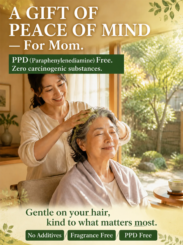 【Healthy and Harmless】Plant Extract Single-Agent Hair Dye for Gray Coverage