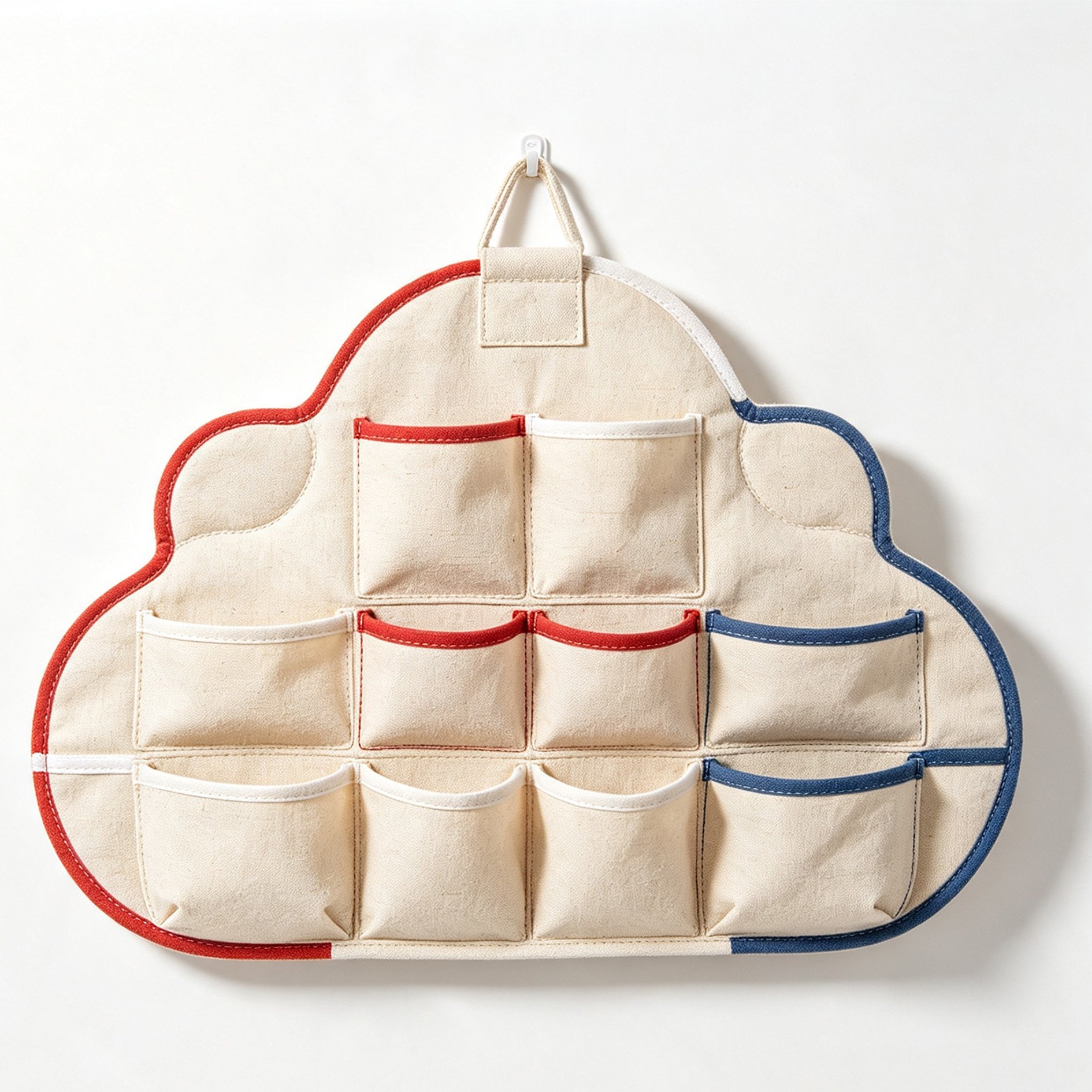 Fabric hanging storage bag