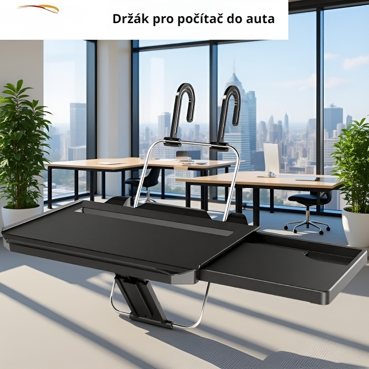 Skládací jídelní stolek do auta na zadní sedadlo