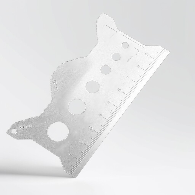 나사 측정자 정밀 캘리퍼 다기능 두꺼운 티타늄 합금 측정 공구 나사 거리 측정자