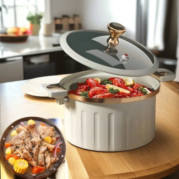 현대 다용도냄비 스텐냄비 미압냄비 조리냄비 두꺼운찌개 법랑냄비