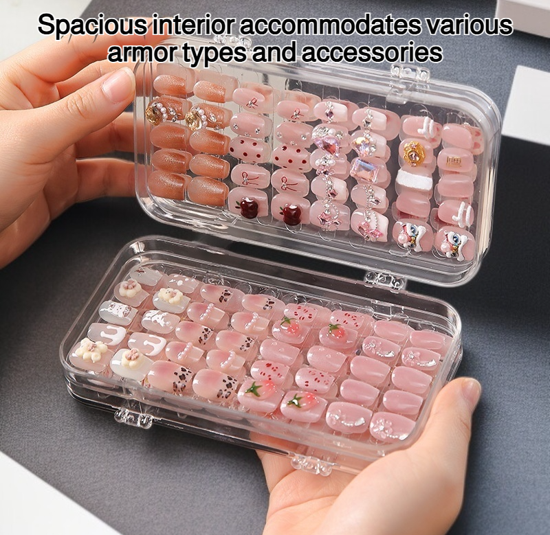 Wearable Armor Sealed Dustproof Transparent Storage Box front view