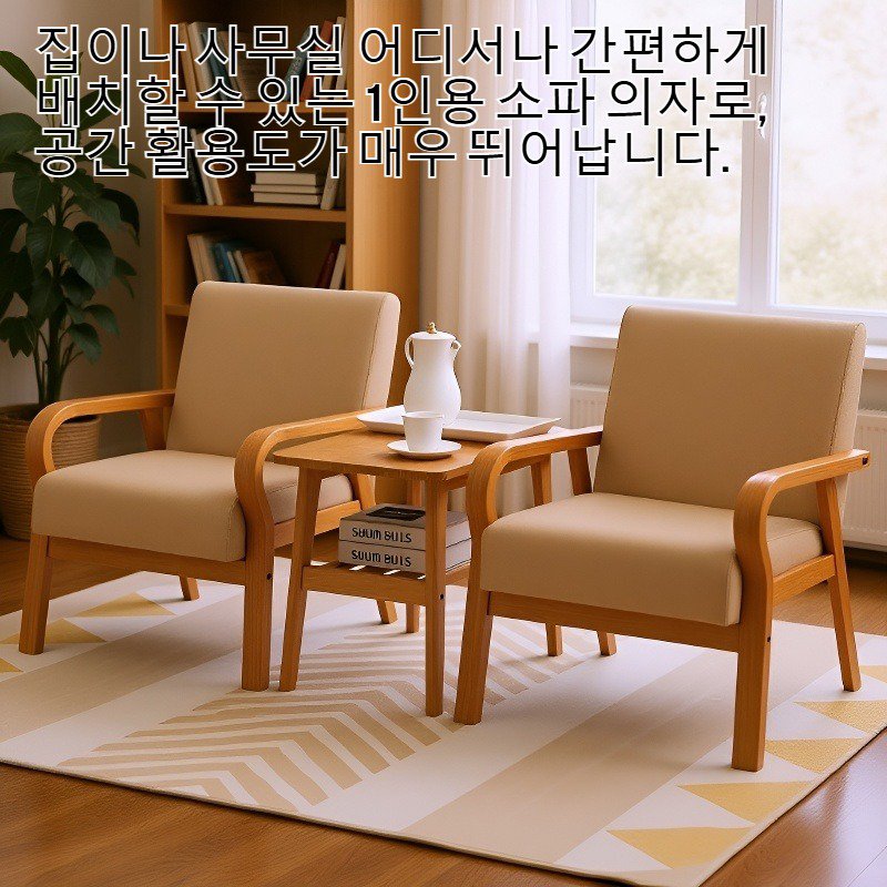 1인용 소파 의자