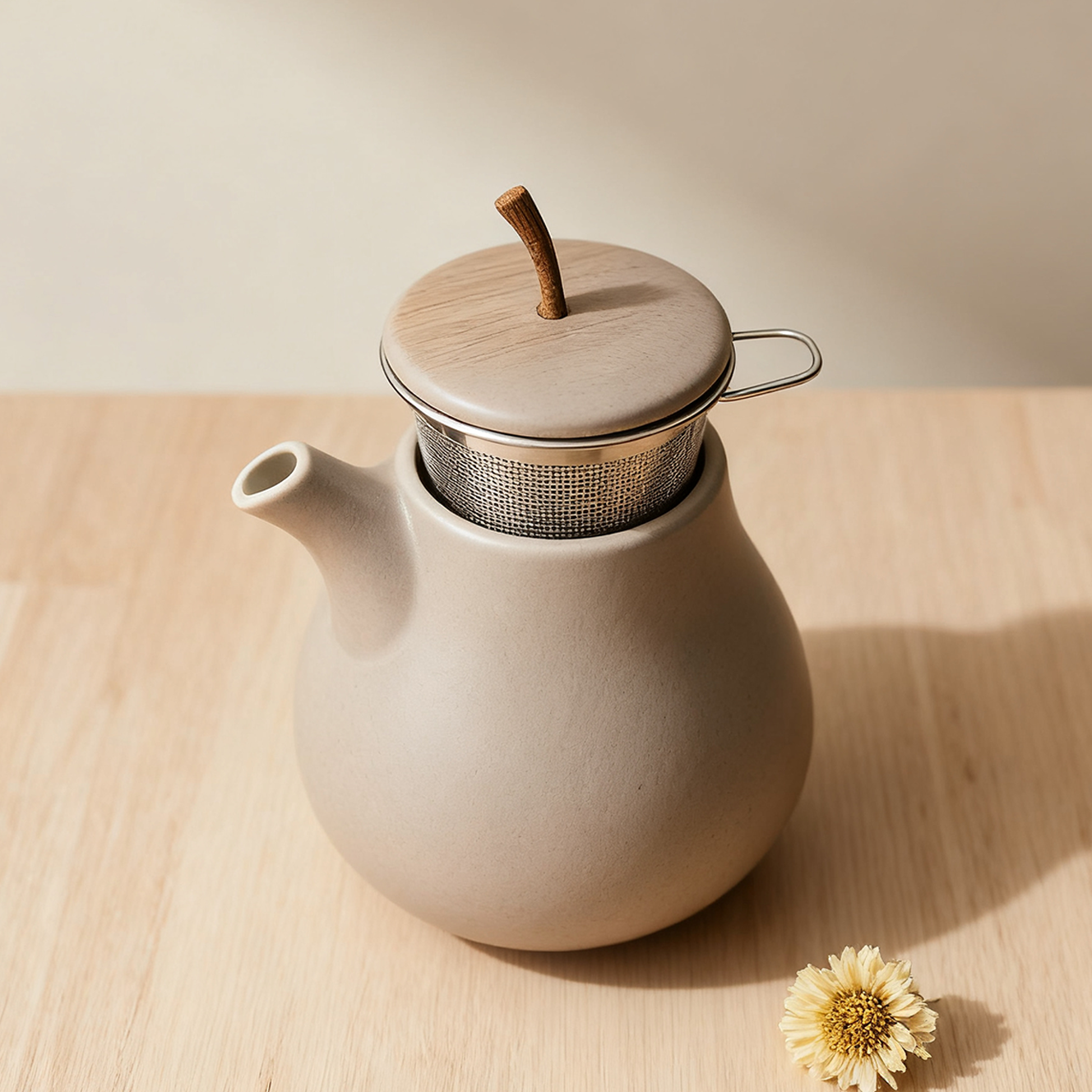 엘레강스 세라믹 티팟 전체 이미지