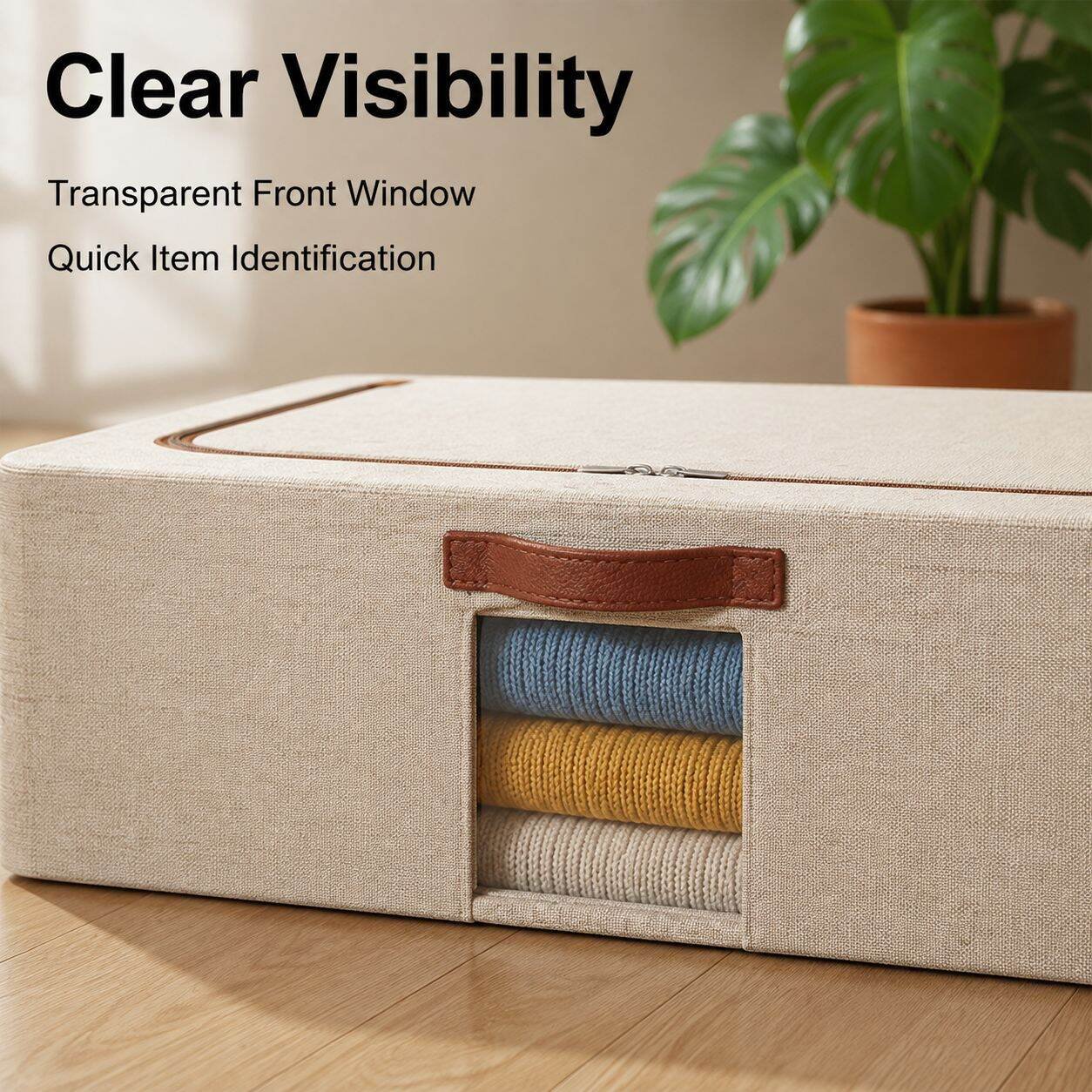 Under-Bed Storage Box with Wheels