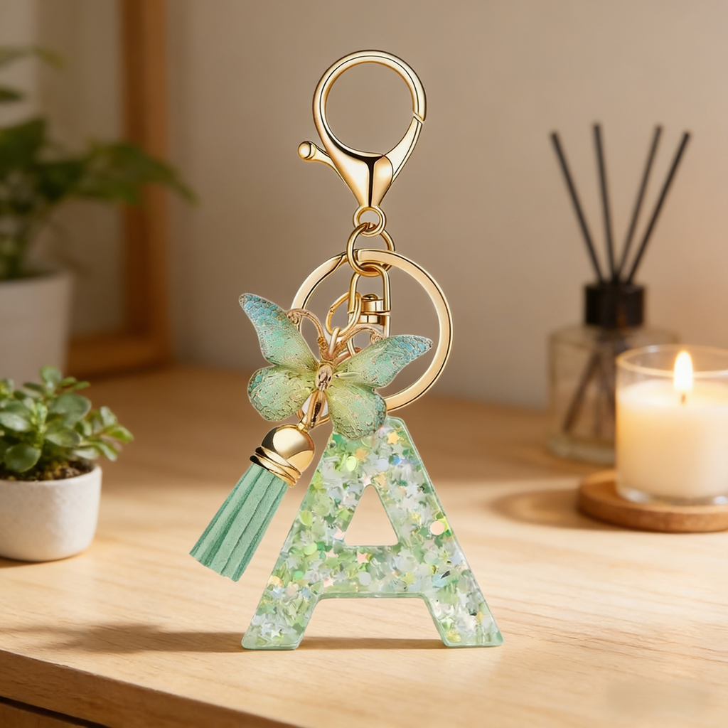Letter keychain